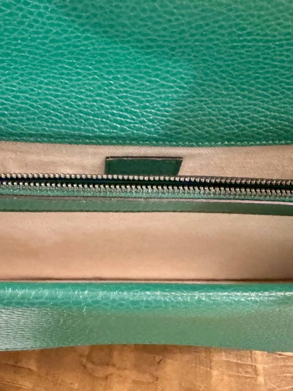 GUCCI Handbag Dionysus Dollar Calf/Strass Emerald #400249 CAOGX